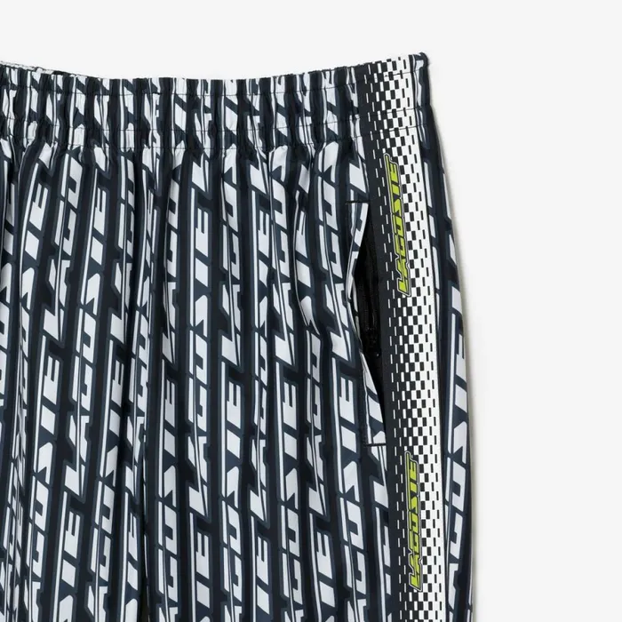 Pants and Leggings Women Lacoste Womens Logo Print Joggers Black Blue White Zi8