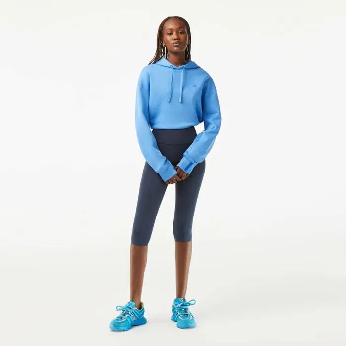 Pants and Leggings Women Lacoste Womens SPORT Crop UltraDry Leggings Blue Kxe Pants and Leggings Women Lacoste Womens SPORT Crop UltraDry Leggings Blue Kxe