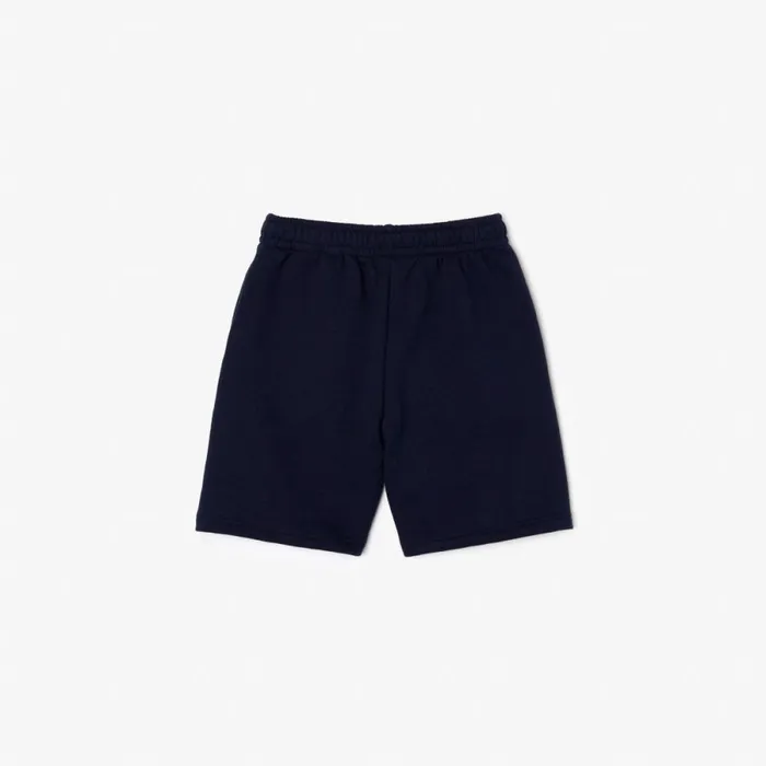 Pants and Shorts Kids Lacoste Kids039 Organic Brushed Cotton Fleece Shorts Navy Blue 166