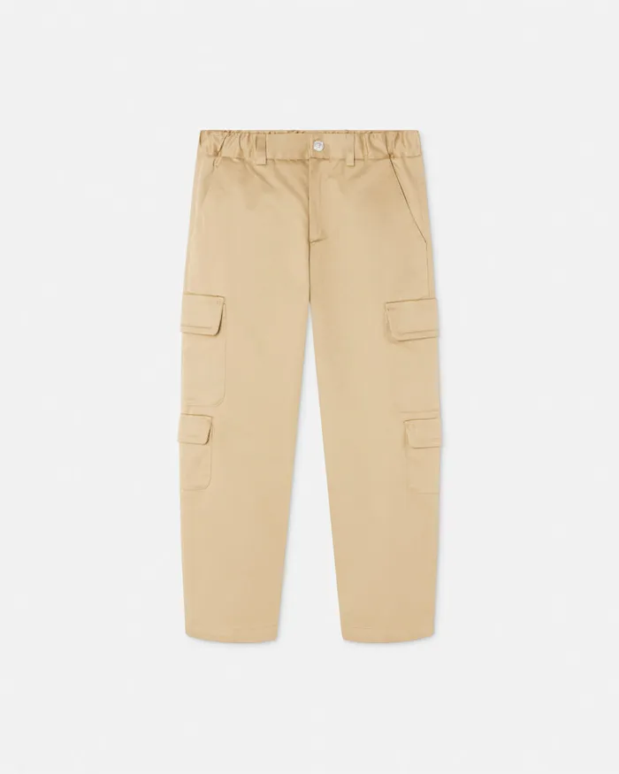 Pants Kids Versace Cargo Pants Beige