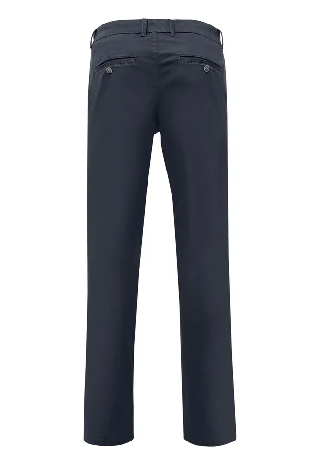 Pants Men FYNCHHATTON Legere Chino Pants Made Of Cotton Mix Dark Navybeigeolive