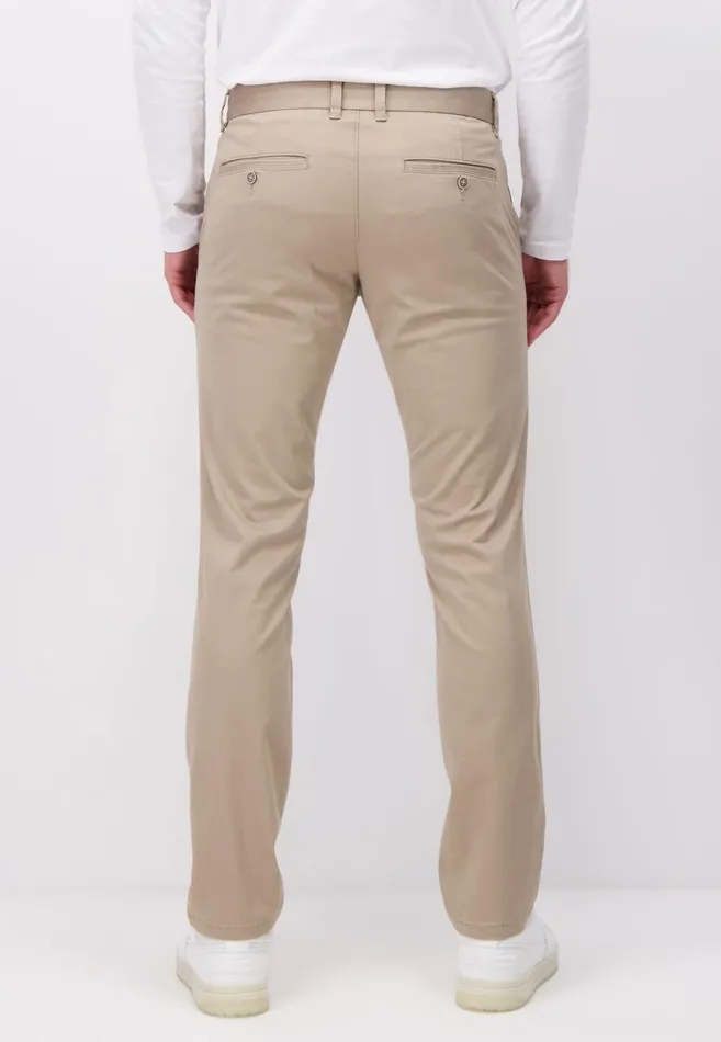 Pants Men FYNCHHATTON Legere Chino Pants Made Of Cotton Mix Dark Navybeigeolive