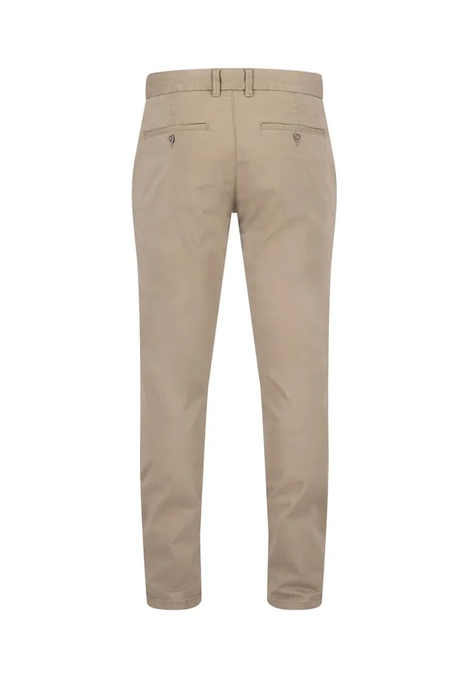 Pants Men FYNCHHATTON Legere Chino Pants Made Of Cotton Mix Dark Navybeigeolive