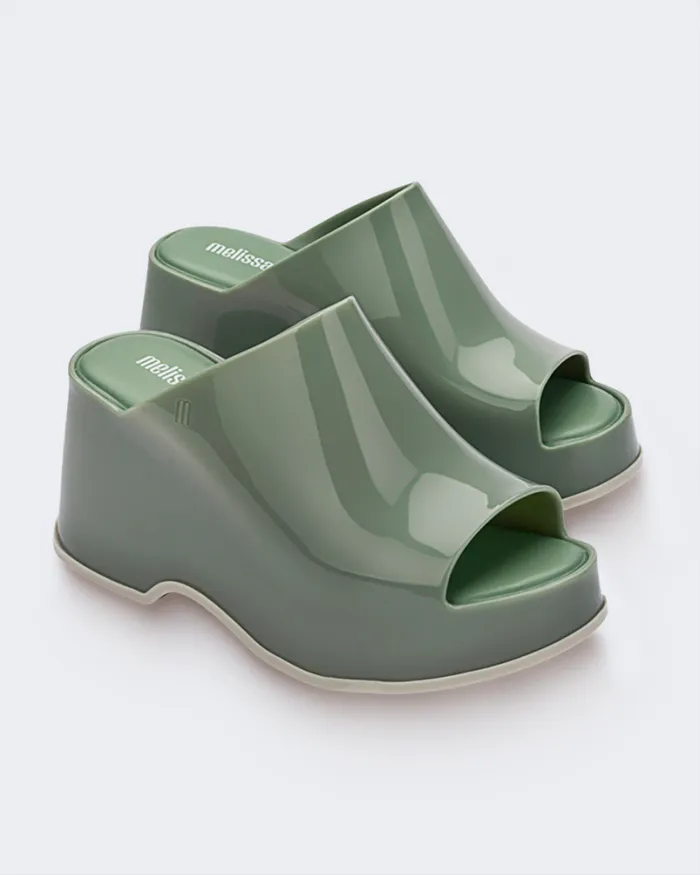 Patty Light Green Women Melissa Platforms