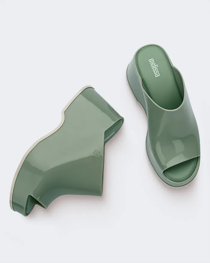 Patty Light Green Women Melissa Platforms