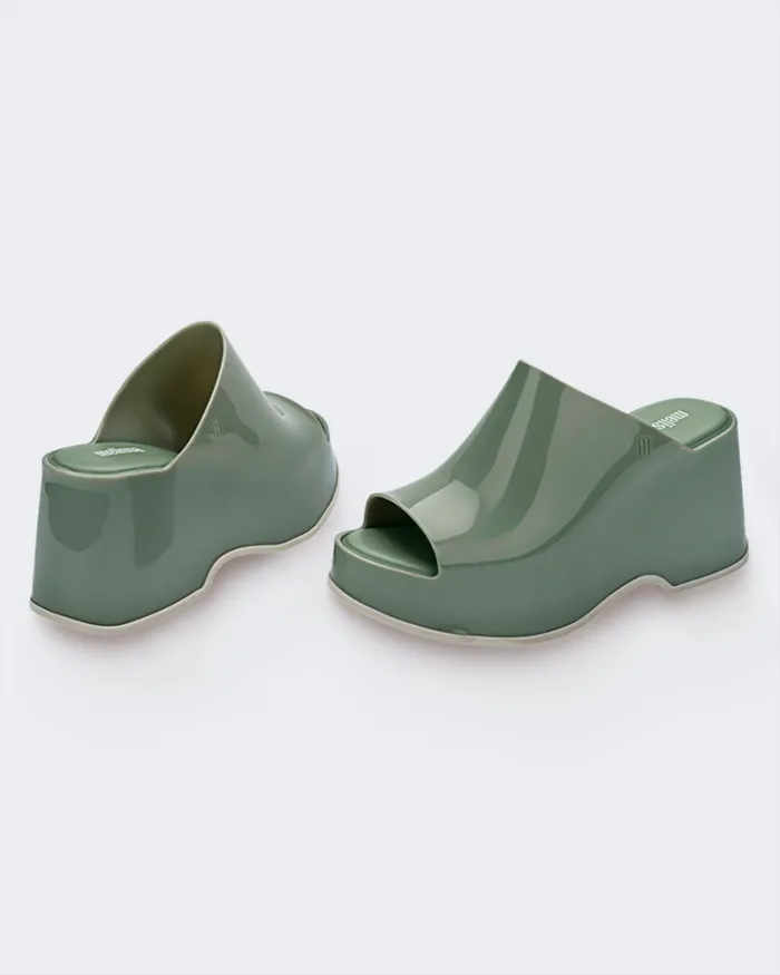 Patty Light Green Women Melissa Platforms