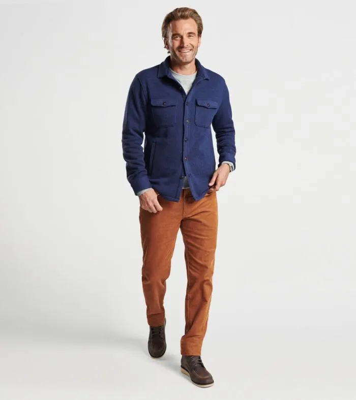 Peter Millar Jackets 038 Coats Men Crown Sweater Fleece Shirt Jacket