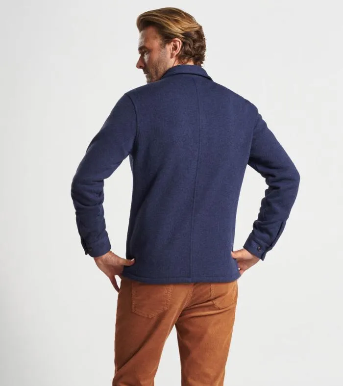 Peter Millar Jackets 038 Coats Men Crown Sweater Fleece Shirt Jacket