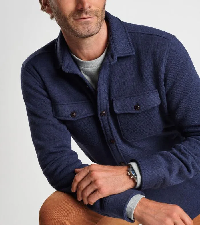 Peter Millar Jackets 038 Coats Men Crown Sweater Fleece Shirt Jacket