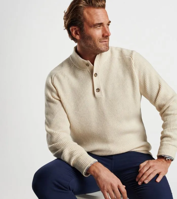 Peter Millar Sweaters Men Digby 3 Button Mock