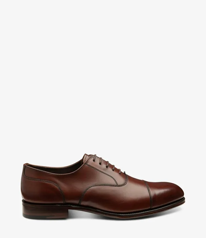Plain Ties Men Loake Stonegate Seared Mahogany