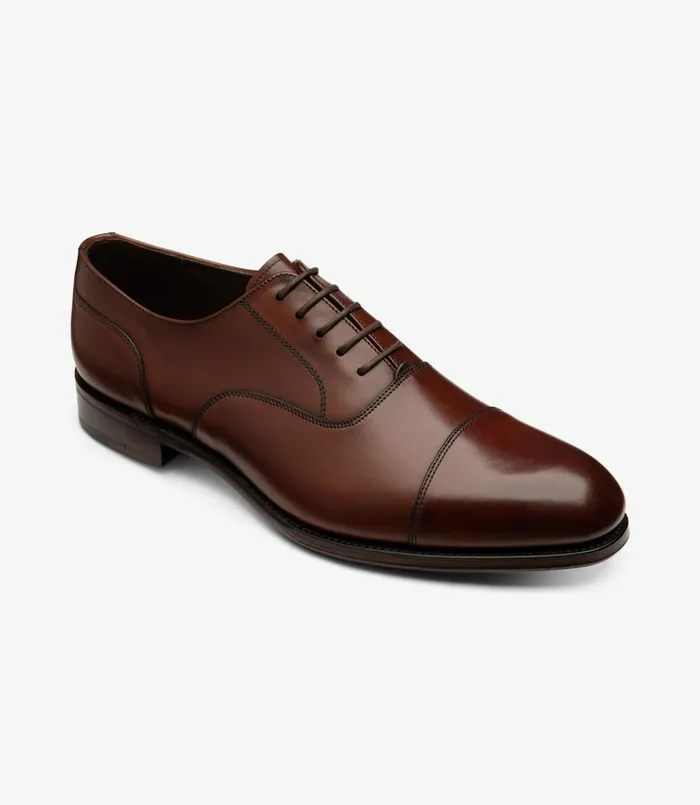Plain Ties Men Loake Stonegate Seared Mahogany
