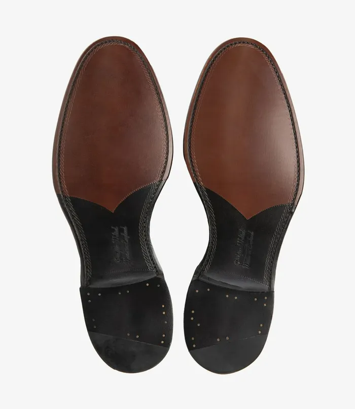 Plain Ties Men Loake Stonegate Seared Mahogany