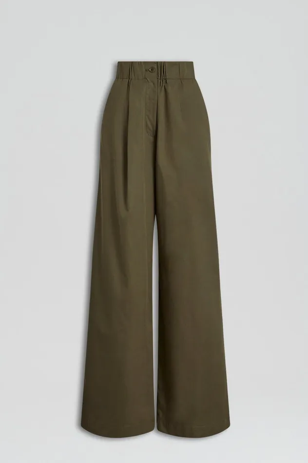 PLEAT CARGO TROUSER JUNGLE Women Trousers Scanlan Theodore PLEAT CARGO TROUSER JUNGLE Women Trousers Scanlan Theodore