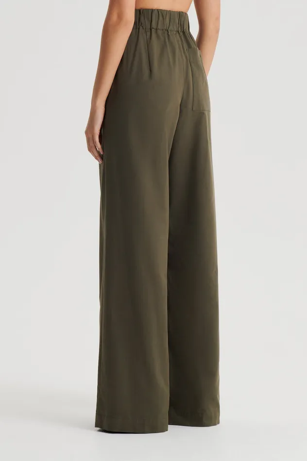 PLEAT CARGO TROUSER JUNGLE Women Trousers Scanlan Theodore PLEAT CARGO TROUSER JUNGLE Women Trousers Scanlan Theodore