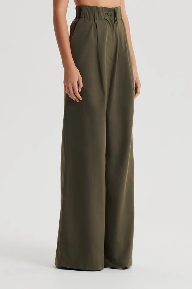 PLEAT CARGO TROUSER JUNGLE Women Trousers Scanlan Theodore PLEAT CARGO TROUSER JUNGLE Women Trousers Scanlan Theodore