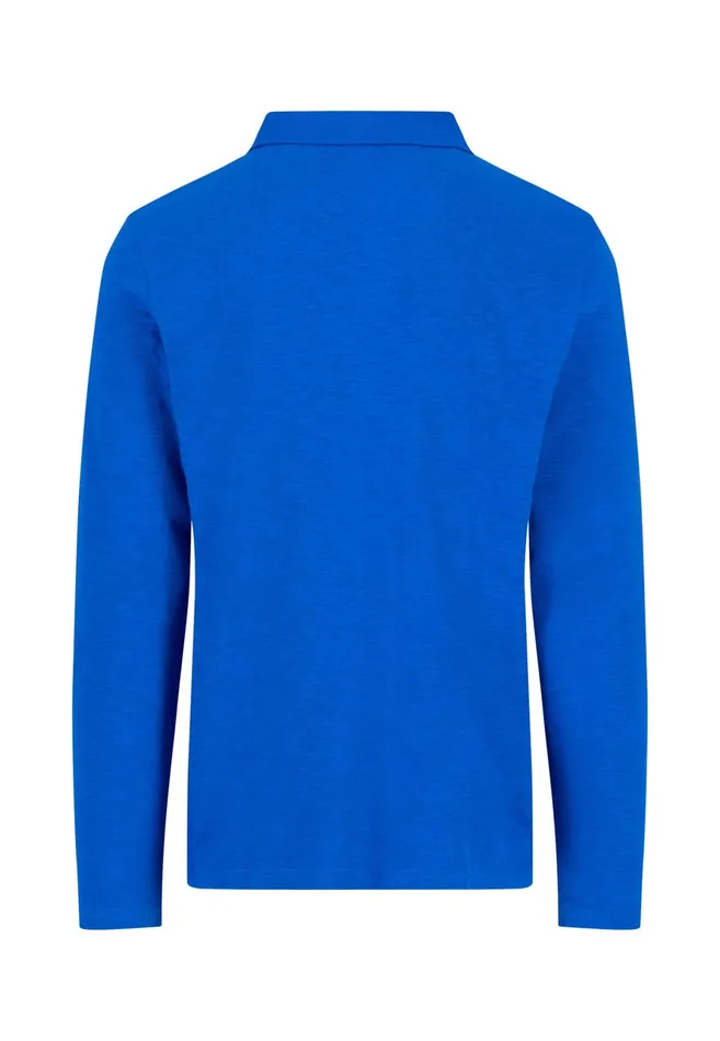 Polo Shirt Men FYNCHHATTON Long Arm Polo Shirt Made Of Cotton New Offwhitenavypoppy Redstrong Blue