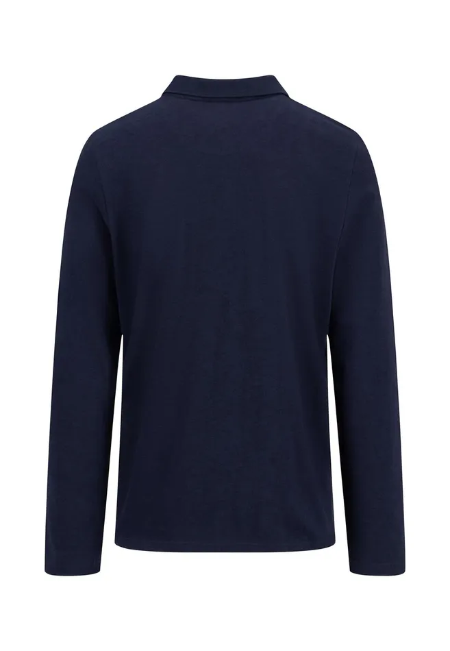 Polo Shirt Men FYNCHHATTON Long Arm Polo Shirt Made Of Cotton New Offwhitenavypoppy Redstrong Blue