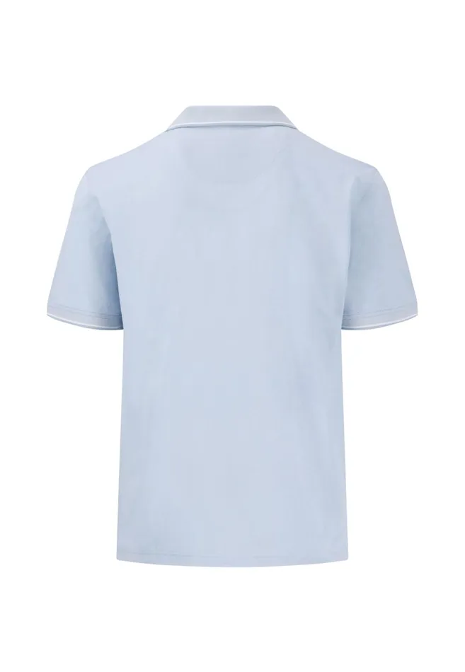 Polo Shirt Men FYNCHHATTON Polo Shirt Made Of 100 Cotton With A Button Pocket Summer Breezenavydark Khaki