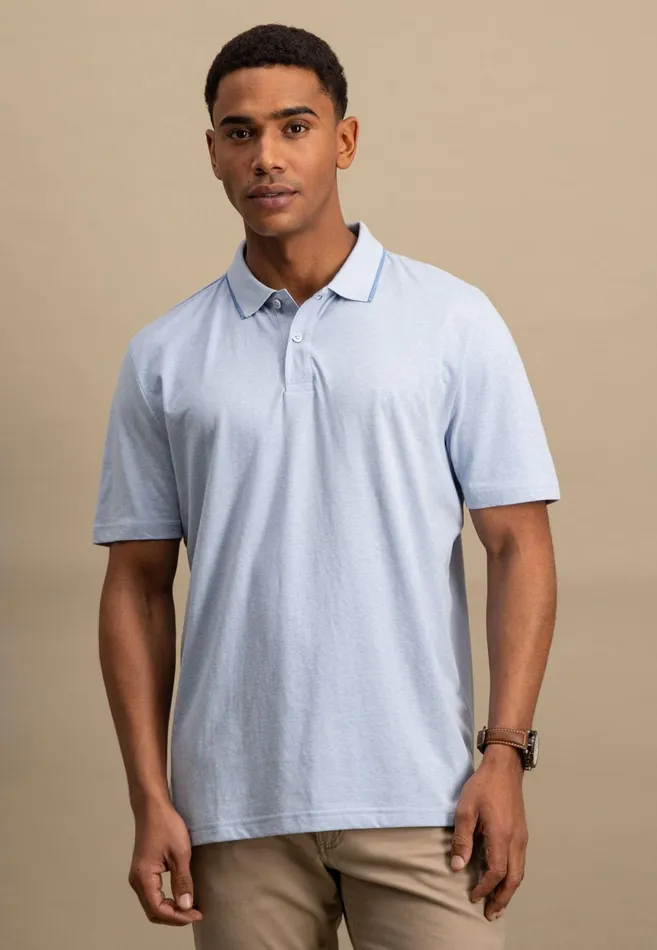Polo Shirt Men FYNCHHATTON Polo Shirt With A Subtle LogoTail Summer Breezenavystrong Blue Polo Shirt Men FYNCHHATTON Polo Shirt With A Subtle LogoTail Summer Breezenavystrong Blue