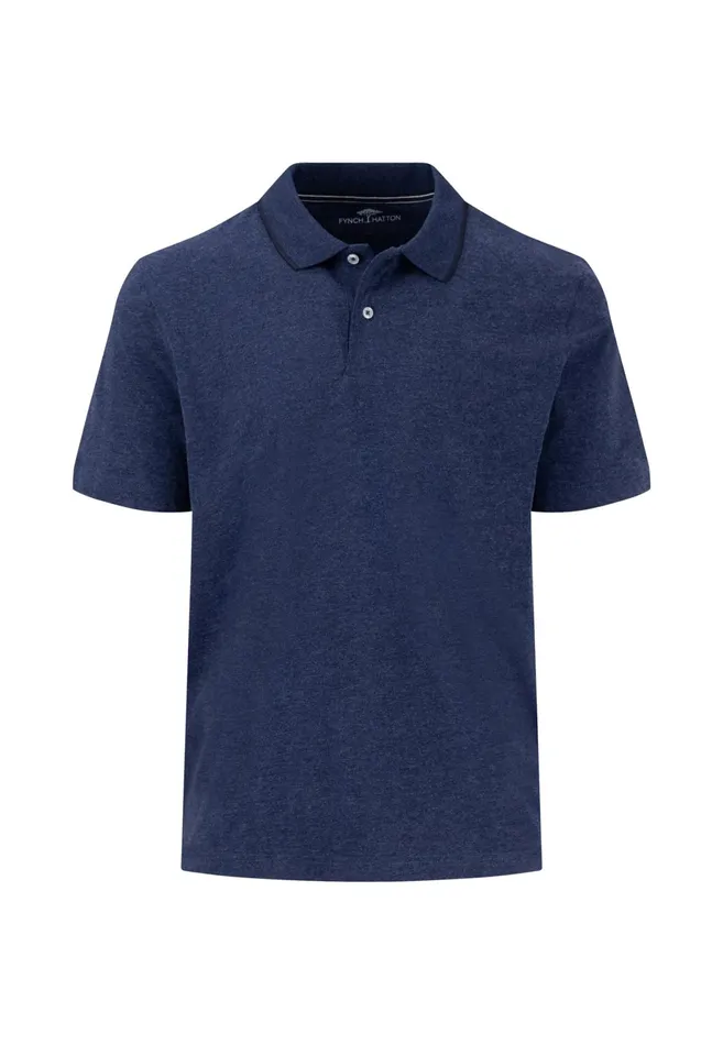 Polo Shirt Men FYNCHHATTON Polo Shirt With A Subtle LogoTail Summer Breezenavystrong Blue