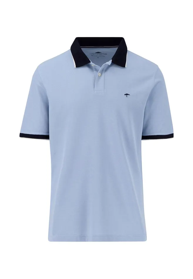 Polo Shirt Men FYNCHHATTON Polo Shirt With Collar off Collar Poppy Redsummer Breezenavynew Offwhite