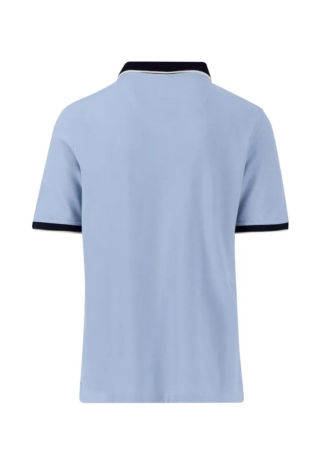 Polo Shirt Men FYNCHHATTON Polo Shirt With Collar off Collar Poppy Redsummer Breezenavynew Offwhite