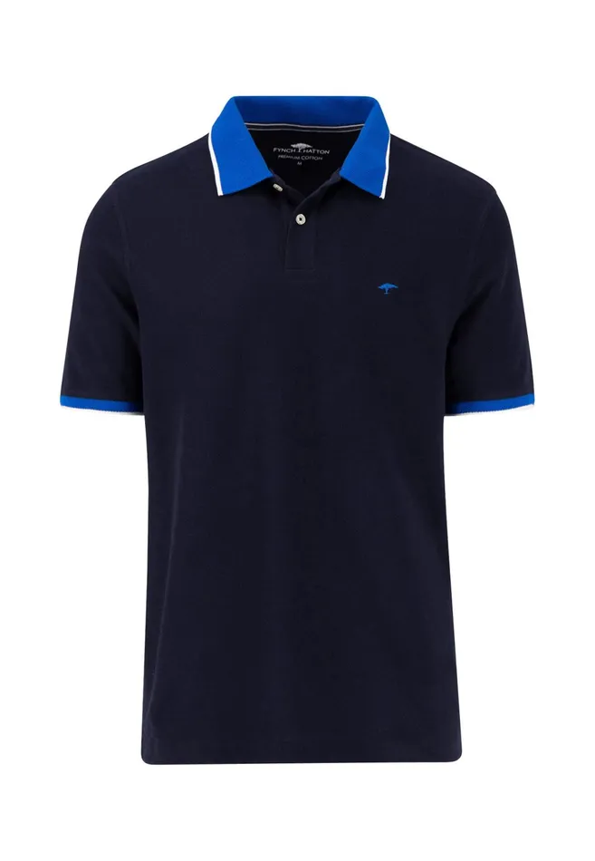 Polo Shirt Men FYNCHHATTON Polo Shirt With Collar off Collar Poppy Redsummer Breezenavynew Offwhite