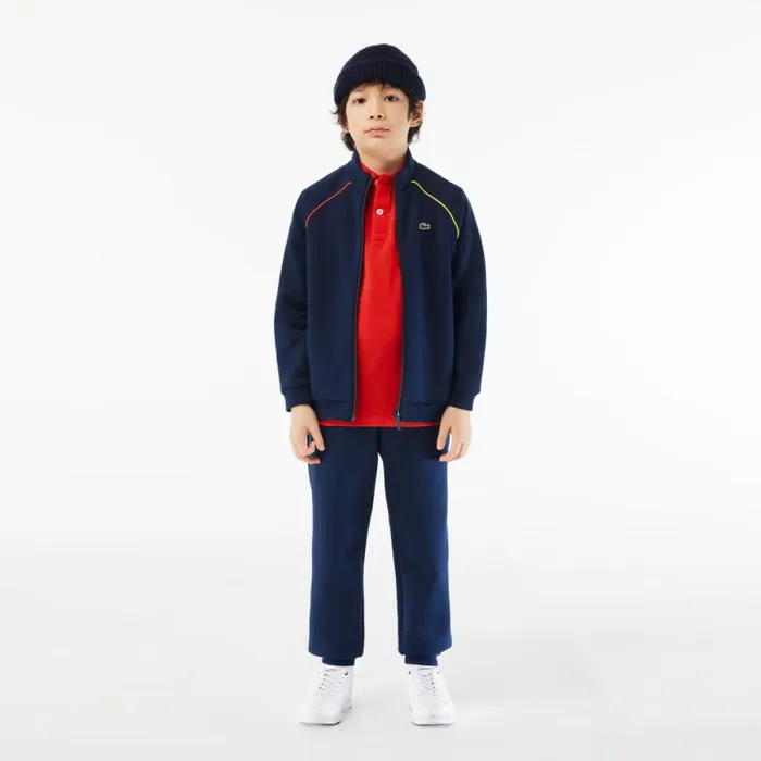 Polos Kids Lacoste Kids039 Regular Fit Petit Piqu Polo Red Currant F8m