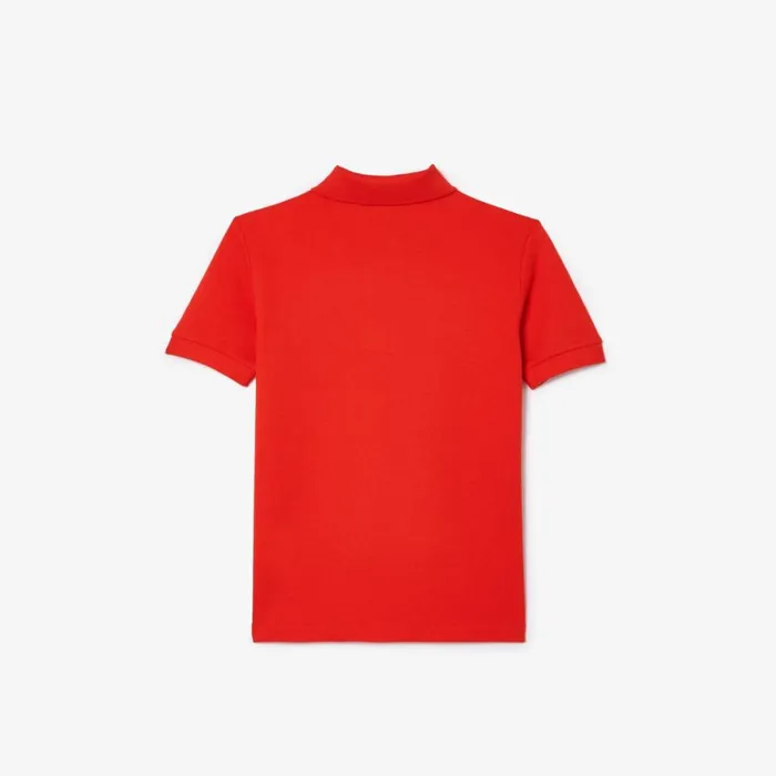 Polos Kids Lacoste Kids039 Regular Fit Petit Piqu Polo Red Currant F8m