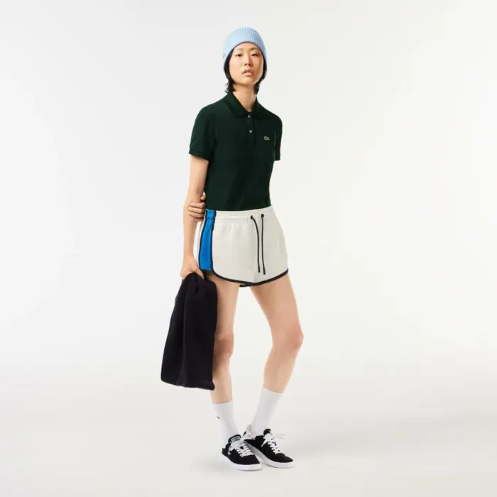 Polos Women Lacoste Women039s Regular Fit Soft Cotton Petit Piqu Polo Forest Green Yzp