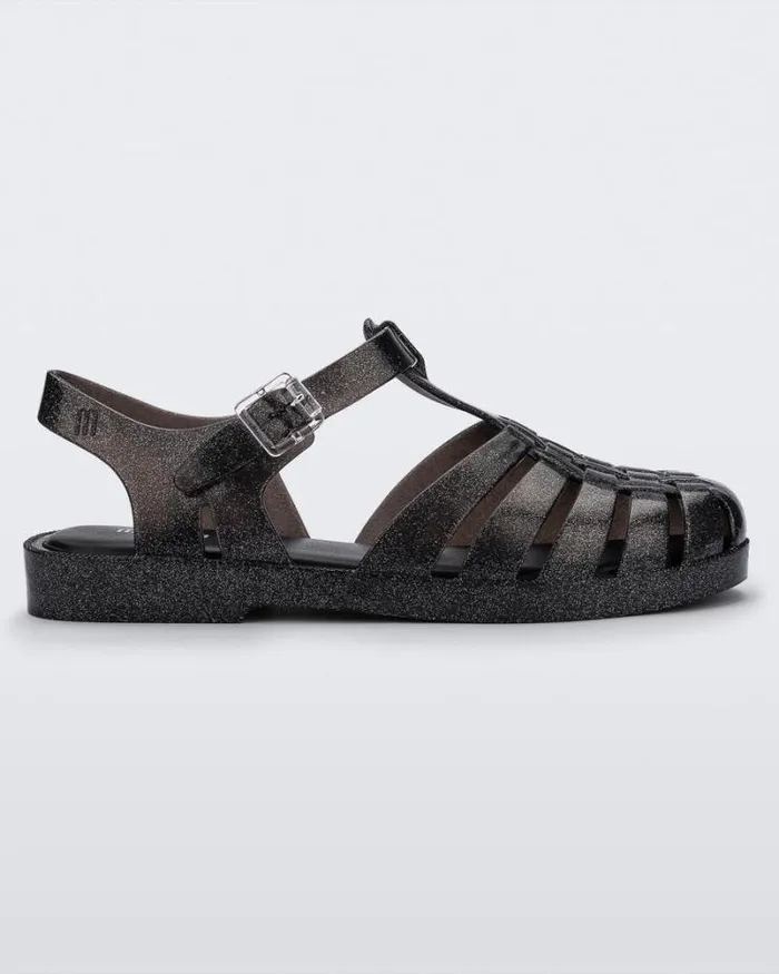 Possession Glitter Black Women Melissa Sandals