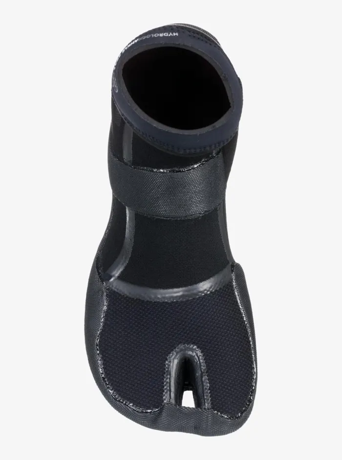 Quiksilver 3mm Marathon Sessions Split Toe Wetsuit Boots Black Mens Wetsuits