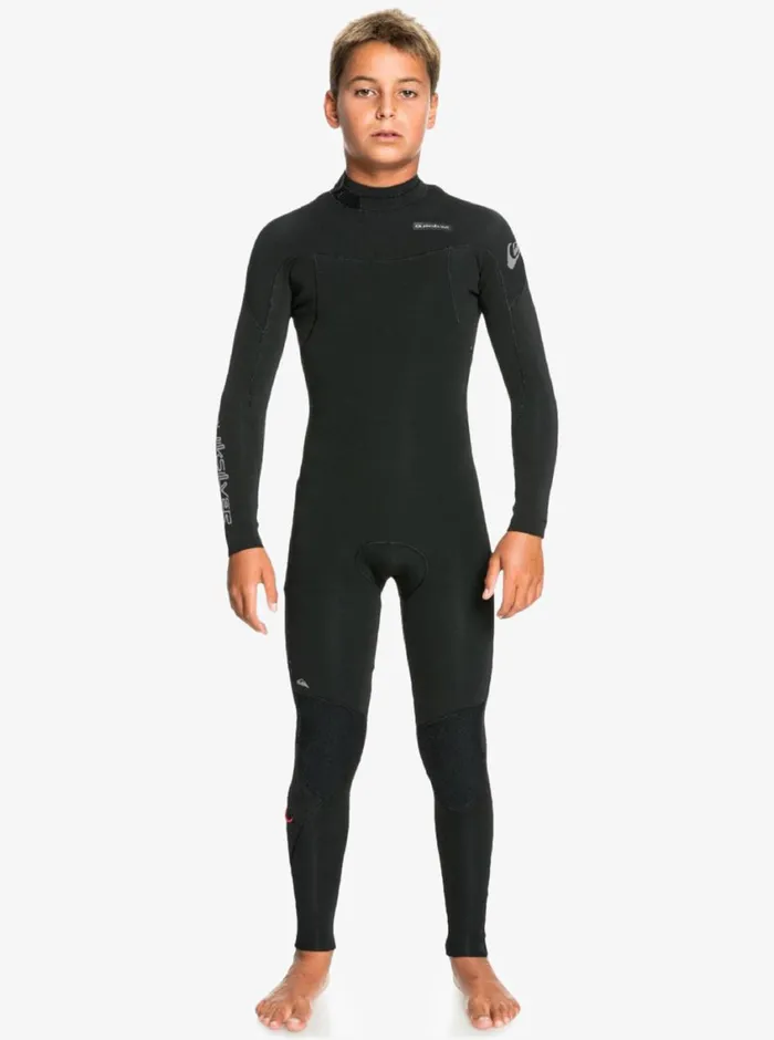 Quiksilver 816 543mm Everyday Sessions Back Zip Wetsuit Black Boys Wetsuits