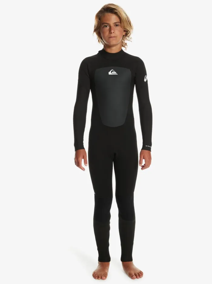 Quiksilver 816 543mm Prologue Back Zip Wetsuit Black Boys Wetsuits