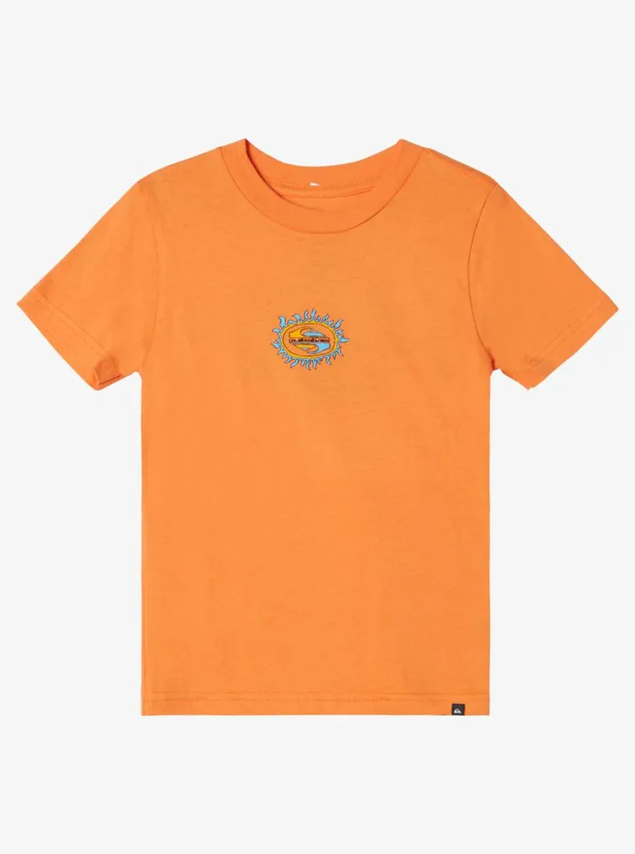 Quiksilver 816 Anything Goes TShirt Celosia Orange Boys Tees