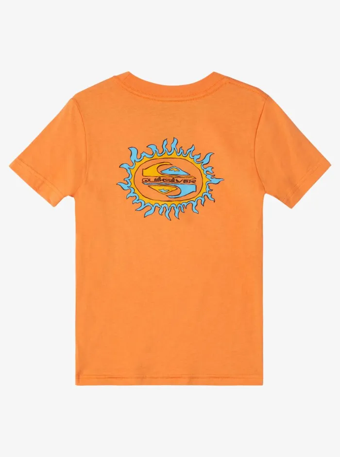Quiksilver 816 Anything Goes TShirt Celosia Orange Boys Tees