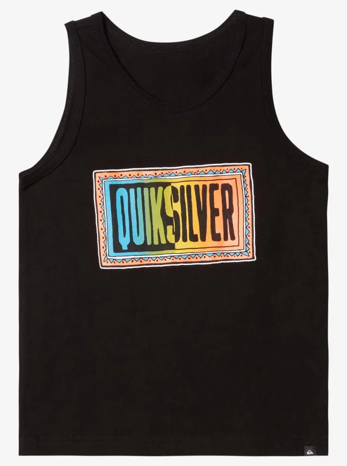 Quiksilver 816 Day Tripper Tank Black Boys Tees