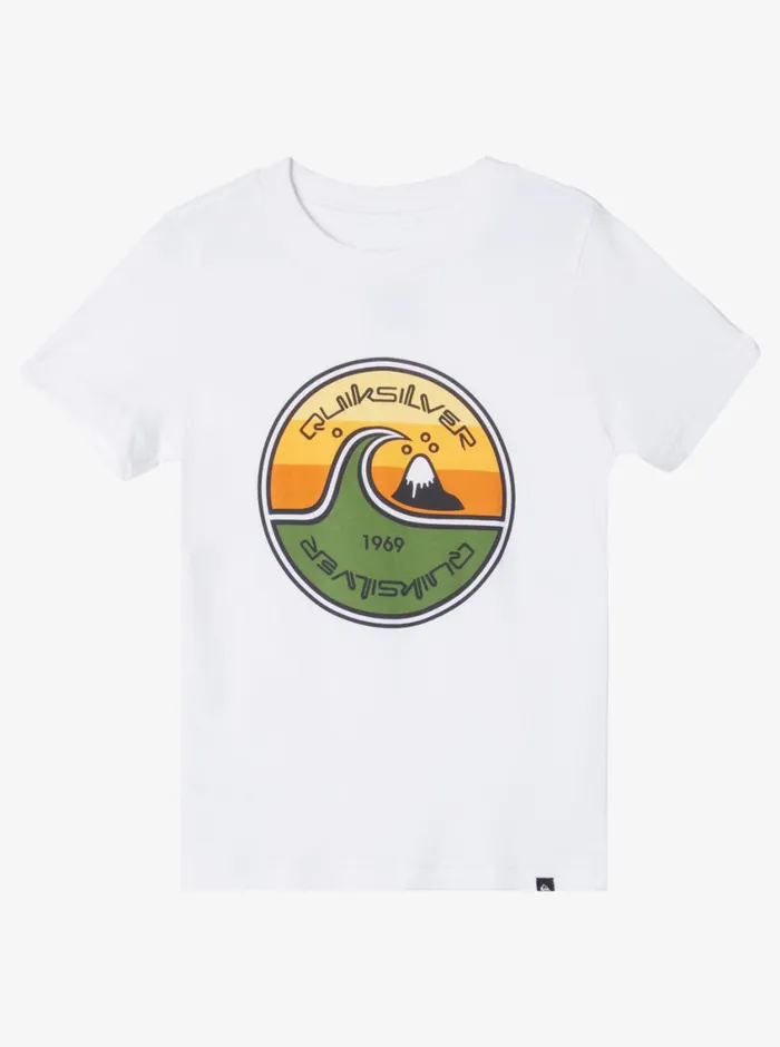 Quiksilver 816 In The Groove TShirt White Boys Tees