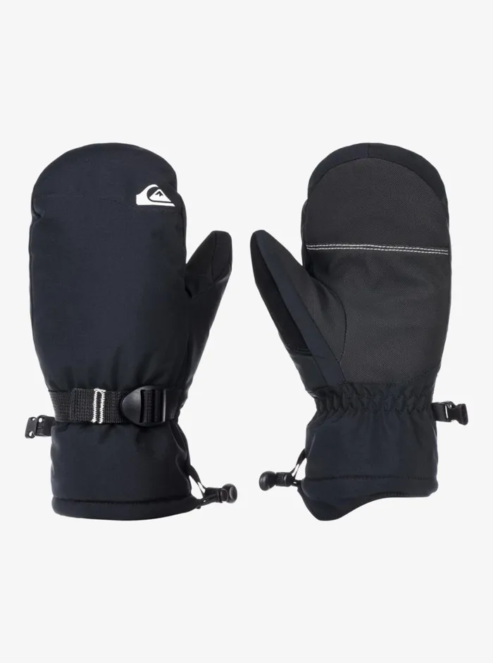 Quiksilver 816 Mission Insulated Black SnowboardSki Mittens 816 True Black Boys Accessories Quiksilver 816 Mission Insulated Black SnowboardSki Mittens 816 True Black Boys Accessories