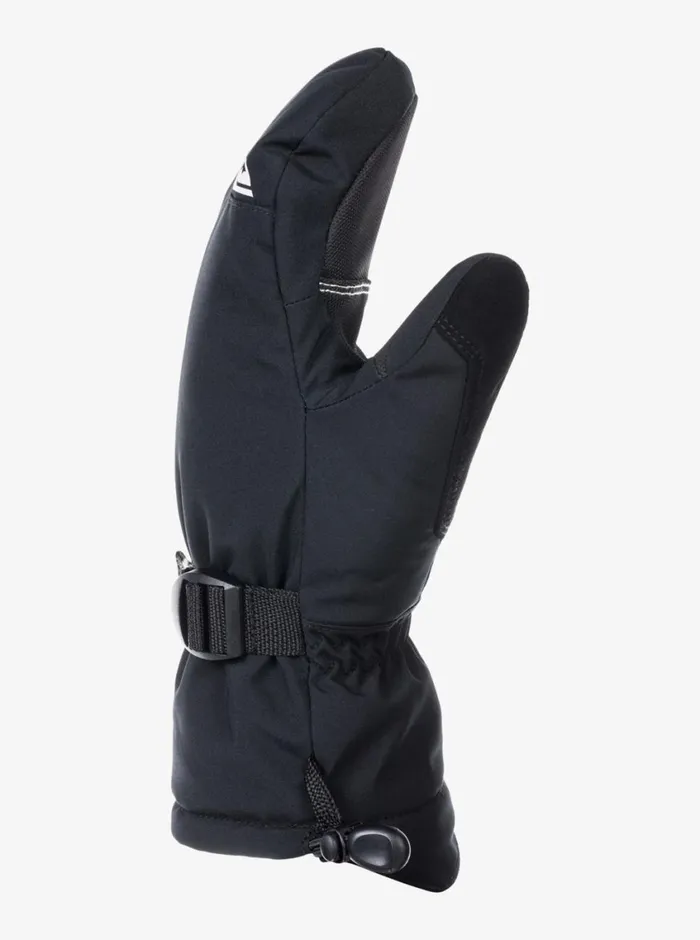 Quiksilver 816 Mission Insulated Black SnowboardSki Mittens 816 True Black Boys Accessories Quiksilver 816 Mission Insulated Black SnowboardSki Mittens 816 True Black Boys Accessories