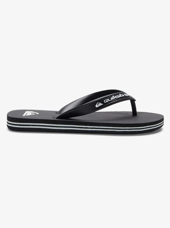 Quiksilver 816 Molokai Core FlipFlops Black 1 Boys Sandals
