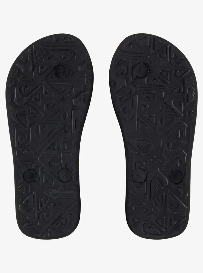 Quiksilver 816 Molokai Core FlipFlops Black 1 Boys Sandals