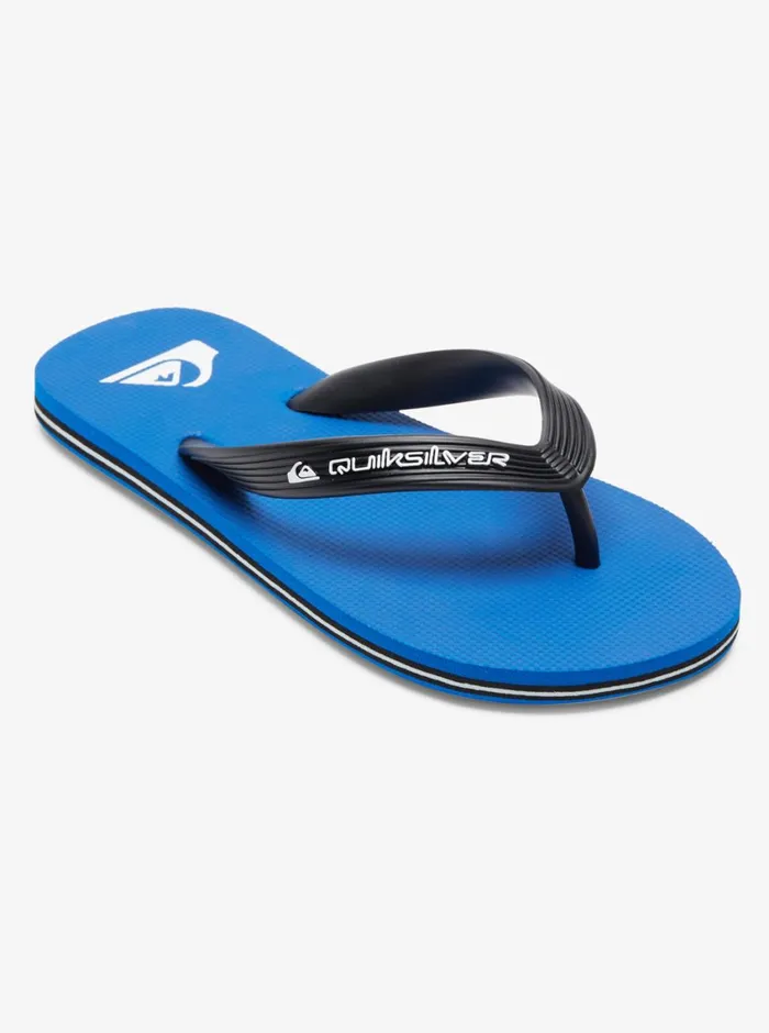 Quiksilver 816 Molokai Core FlipFlops Blue 1 Boys Sandals