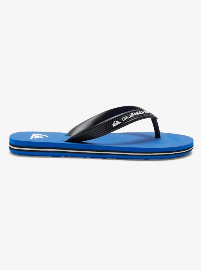 Quiksilver 816 Molokai Core FlipFlops Blue 1 Boys Sandals Quiksilver 816 Molokai Core FlipFlops Blue 1 Boys Sandals