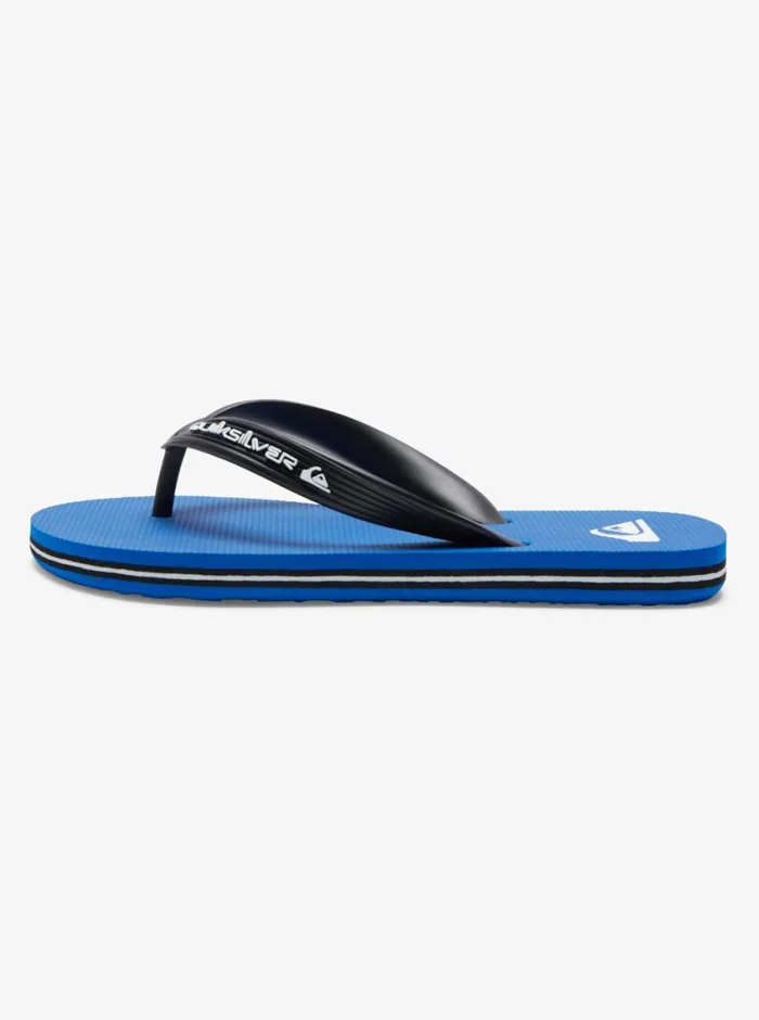 Quiksilver 816 Molokai Core FlipFlops Blue 1 Boys Sandals Quiksilver 816 Molokai Core FlipFlops Blue 1 Boys Sandals