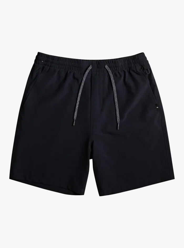 Quiksilver 816 Ocean Elastic 18034 Amphibian Boardshorts Black Boys Shorts