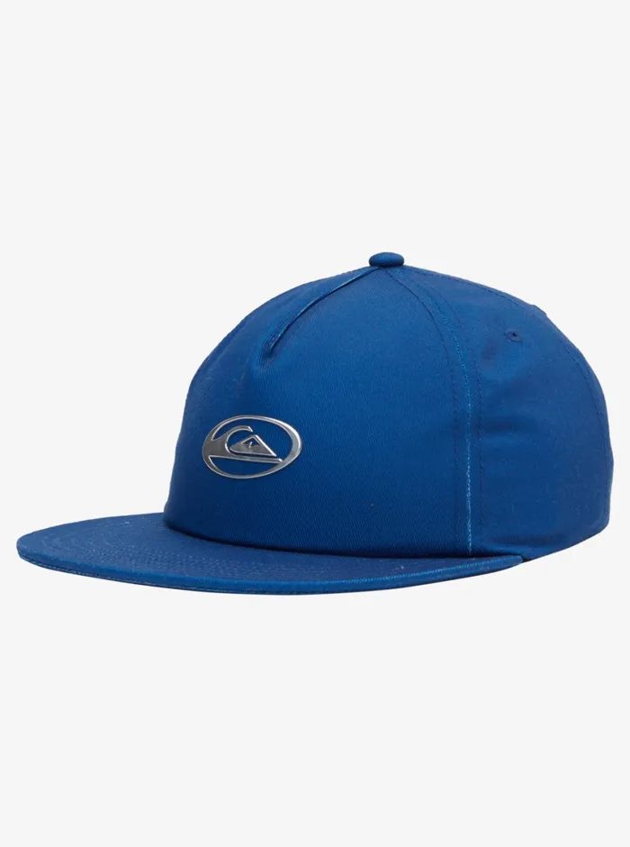 Quiksilver 816 Saturn Cap Snapback Hat Monaco Blue Boys Hats