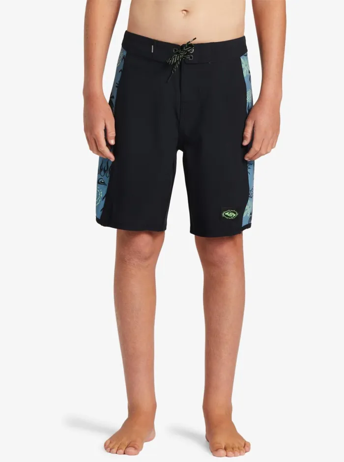 Quiksilver 816 Surfsilk Radical Arch 16034 Boardshorts Black Boys Shorts Quiksilver 816 Surfsilk Radical Arch 16034 Boardshorts Black Boys Shorts
