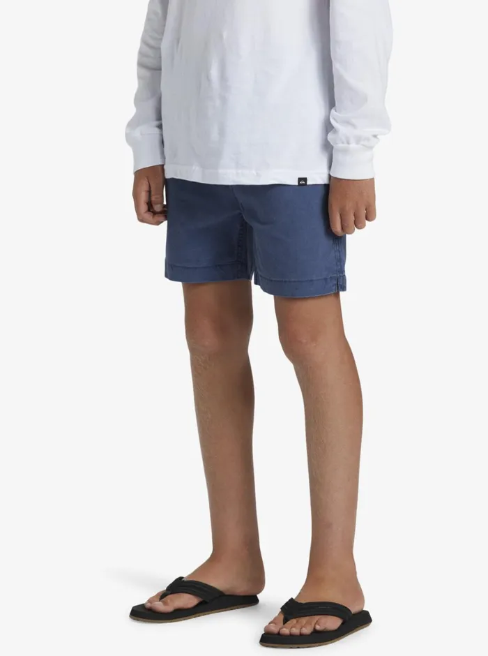 Quiksilver 816 Taxer Shorts Crown Blue Boys Shorts Quiksilver 816 Taxer Shorts Crown Blue Boys Shorts